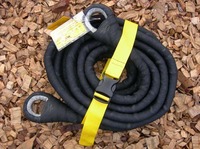 Lana  - ARB Black Snake - tažné lano 10m, pevnost 8 t, 20% elasticita 