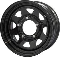 7x17 Ocelov Disky  - Offroad disk Triangular black 7x17 