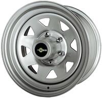 7x17 Ocelov� Disky  - Offroad disk Triangular silver 7x17 